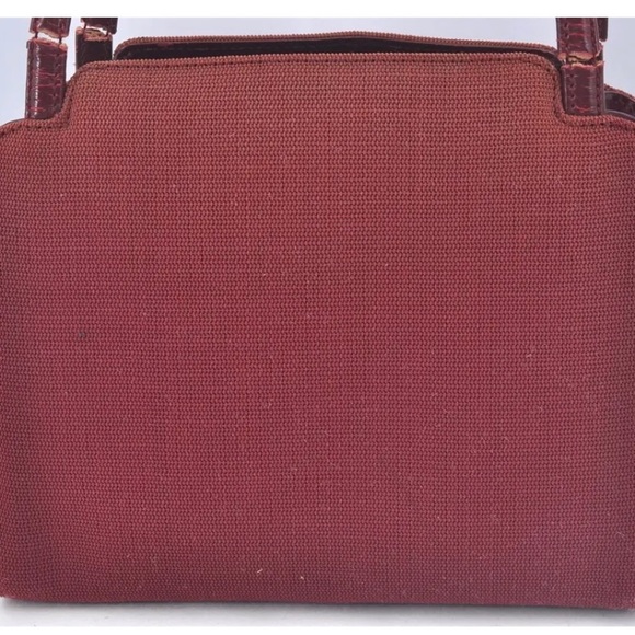 Rare 🦄 Red Authentic GUCCI Shoulder Hand Bag Nylon Leather - Picture 2 of 14